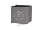 Boite-cube-rangement-Alfa-1-001949-gris-live-laugh-love-32cm-dim-Finori