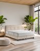 Boxspring-Cocoon-tissu-genesis-grey-beige-HB-n°-70-180-cm-+-mattress-Ergo-Luxe-180-cm-box-Comfort-180-cm-genisis-cream-FLAIRNEW-Crack-Premium