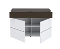 Buffet-2-portes-1-tiroir-Karat-laque-brillant-18SA3021-135cm-front-ouvert-Sciae