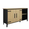 Buffet-2-portes-Cork-chene-dore-165cm-side-Gautier