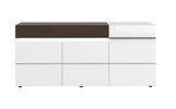 Buffet-3-portes-1-tiroir-Karat-laque-brillant-18SA3031-200cm-front-Sciae