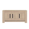 Buffet-3-portes-Boston-decor-bois-chene-clair-J94504-173cm-front-Gautier