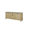 Buffet-3-portes-Broceliande-1J1R504-decor-light-oak-222cm-02-Gautier-Gami