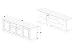 Buffet-4-portes-2-tiroirs-Emma-decor-bois-chene-clair-220cm-dessin-Oosterlynck