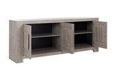 Buffet-4-portes-Boston-decor-bois-chene-gris-clair-J74514-220cm-open-Gautier