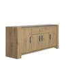 Buffet-4-portes-Oxyde-chene-artisan-211cm-side-Gautier