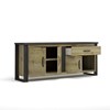 Buffet-Baxter-decor-bois-chene-brun-224cm-N°14-front-Sciae
