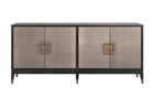 Buffet-Bloomingville-7521-oak-metal-brushed-gold-193cm-front-Richmond