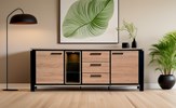 Buffet-Buckley-220cm-bois-massif-FLAIR-Authentic-Orient