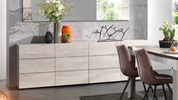 Buffet-Elba-decor-papier-coloris-chene-blanchi-240cm-Divaco