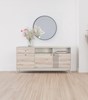 Buffet-Emiel-BS-N2408-3-3portes-1tiroir-2niches-Crack-Home-FLAIR-new