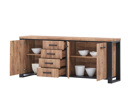 Buffet-Estrella-decor-bois-industrial-oak-noir-225cm-02-Oosterlynck