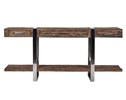Buffet-Kensington-9871-bois-recycle-pied-acier-brillant-chrome-180cm-front-Richmond
