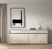 Buffet-Lucca-DR1-chene-millenium-gris-clair-noir-ambi-Evan