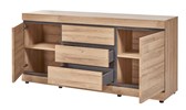 Buffet-Marnix-decor-french-oak-189cm-open-Bauwens-GBO
