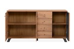 Buffet-Medan-51C-melamine-mdf-artisan-oak-anthracite-front-open-Finori