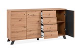 Buffet-Medan-51C-melamine-mdf-artisan-oak-anthracite-persp-open-Finori