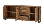 Buffet-Onno-decor-tropix-225cm-ouvert-Bauwens-GBO