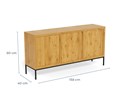 Buffet-Palmdale-25432-chene-sauvage-dimensions-Actona