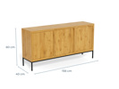 Buffet-Palmdale-25432-chene-sauvage-dimensions-Actona
