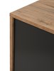 Buffet-Phenix-decor-bois-scarlet-oak-noir-220cm-detail01-GBO