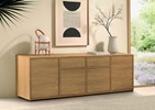 Buffet-Tokio-4-portes-2-tiroirs-180cm-blond-oak-ambi-Maxfurn