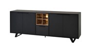 Buffet-Veneto-DR6-melamine-elegant-black-old-teak-K717-02-Meubar