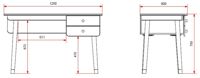 Bureau-Billy-bibu1214-blanc-14-dimensions-Vipack