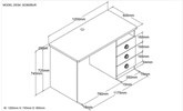 Bureau-Monza-SC865BUR-mdf-rouge-dimensions-Vipack