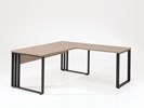 Bureau-angle-Rio-decor-bois-lente-eik-BM180-ATM-pieds-metal-180cm-Neyt