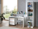 Bureau-bloc-a-tiroirs-bibliotheque-London-melamine-blanc-decor-chene-140cm-Vipack