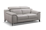 Canape-2-places-Argento-cuir-royal-1025-grigio-bianco-pieds-titanio-scuro-side-Diva-Divani