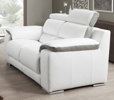 Canape-2-places-Murano-cuir-super-blanc-detail-gris-162cm-Altoni