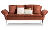 Canape-3-places-Marseille-tissu-cuivre-karese-koper-front-Henders-Hazel