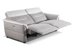 Canape-3-places-Zephir-tissu-wave-605-cuir-royal-30-bianco-neve-relax-electrique-Diva-Divani