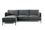 Canape-angle-3356-F411-tissu-gris-fonce-front-Pro-Furn