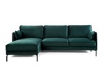 Canape-angle-3356-F610-tissu-vert-front-Pro-Furn