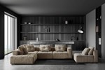 Canape-angle-Araten-tissu-taupe-G3.086-angle-gauche-Gerlin