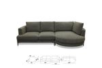 Canape-angle-Balou-6191-Poplin-forest-front-dimensions-Crack-Home