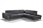 Canape-angle-Joker-2-5-places-relax-electrique-meridienne-3-tetieres-cuir-royal101-nero-pieds-metal-chrome-fond-blanc-Diva-Divani