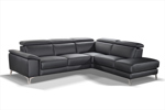 Canape-angle-Joker-2-5-places-relax-electrique-meridienne-3-tetieres-cuir-royal101-nero-pieds-metal-chrome-fond-blanc-Diva-Divani