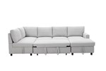 Canape-angle-Louis-chaise-longue-gauche-2-places-fonction-lit-gauche-tissu-HK558-13-gris-clair-04-Comodi-sofa