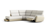 Canape-angle-Valmer-cuir-trentino-desert-blanc-beige-bicolore-terminal-tiroir-relax-electrique-progr