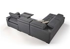 Canape-angle-Zulu-small-tissu-mozart-Olive-grey-detail+cushions-Light-grey-5510+1500+1501D-01-Comodi-Sofa