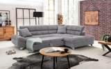 Canape-angle-convertible-Gemini-tissu-gris-coussins-lit-ouvert-Cotta