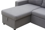 Canape-angle-convertible-Klaine-tissu-gris-LC2-03-Divaco