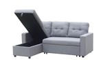 Canape-angle-convertible-Klaine-tissu-gris-LC2-04-Divaco