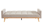 Canape-lit-Adana-tissu-beige-front-open-Rousseau