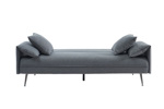 Canape-lit-Sivas-tissu-gris-front-open-Rousseau