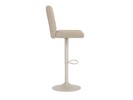 Chaise bar-Sylvia-114707-tissu beige-pied gris-03-Actona